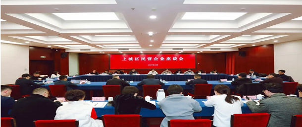 仇建平董事長受邀出席上城區(qū)民營企業(yè)座談會并發(fā)言